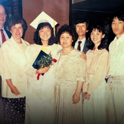 Esther H. Lim High School Graduation with Family and the Herberts