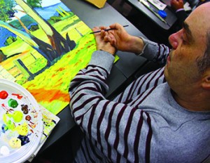 Artist Juan Carlos Moreno believes painting is the ideal way to express himself. “Through my artistic activities,” he says, “I have learned patience and to never give up. I’ve also learned to appreciate the essence of life and the daily effort." 